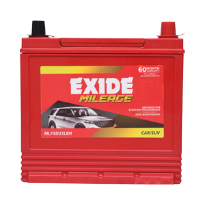 EXIDE MILEAGE(ML75D23LBH)