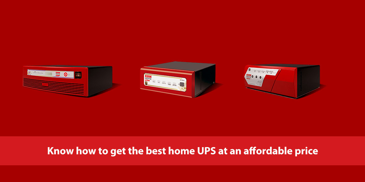 Know how to get the best home UPS at an affordable