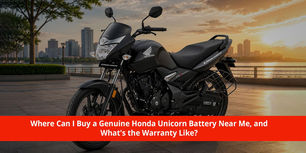 Where Can I Buy a Genuine Honda Unicorn Battery Ne