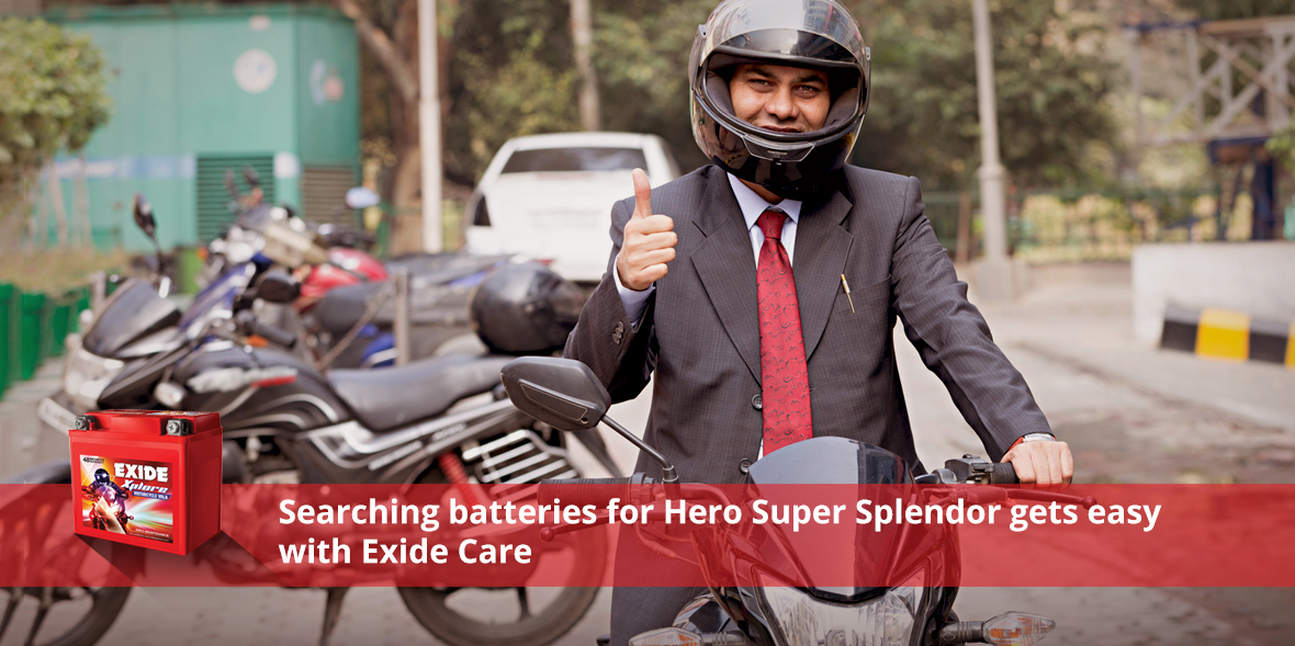 Searching batteries for Hero Super Splendor gets e