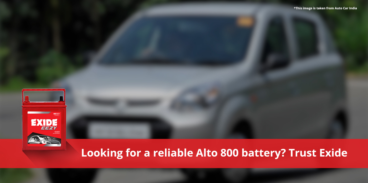 Looking for a reliable Alto 800 battery? Trust Exi
