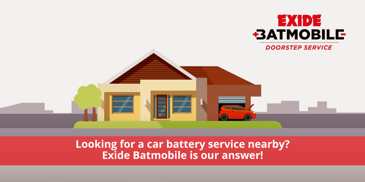 Looking for a car battery service nearby? Exide Ba