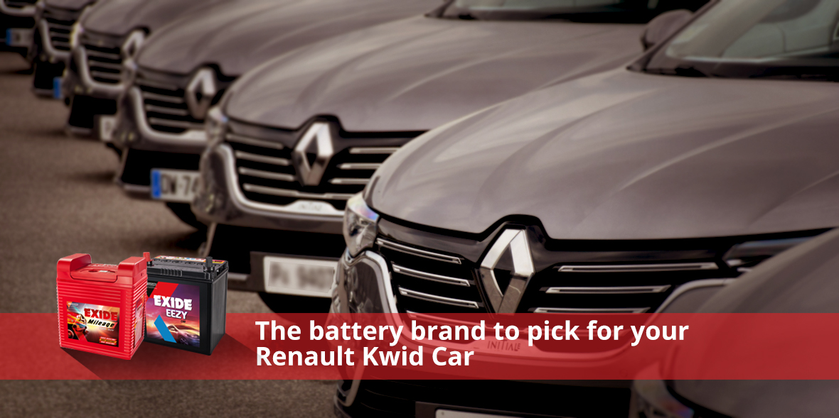 The battery brand to pick for your Renault Kwid Ca
