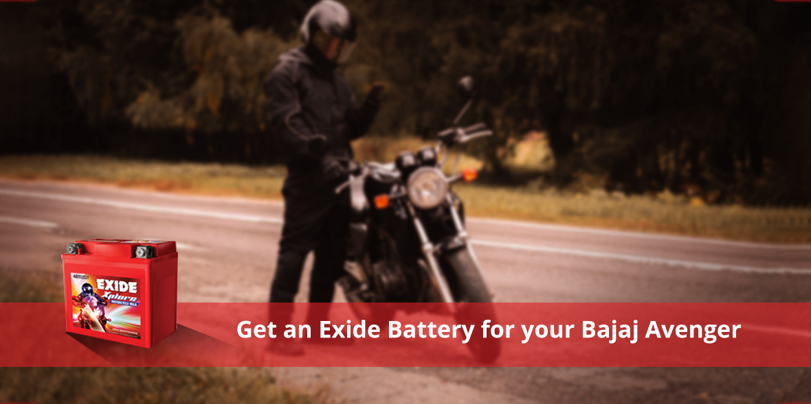 Get an Exide Battery for your Bajaj Avenger