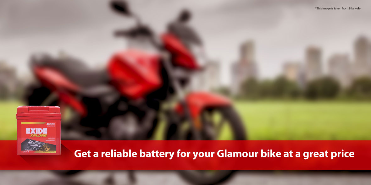 Get a reliable battery for your Glamour bike at a 