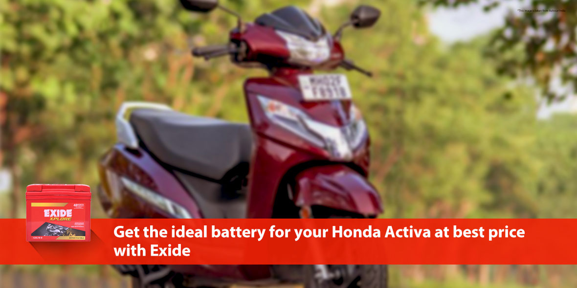 Get the ideal battery for your Honda Activa at bes
