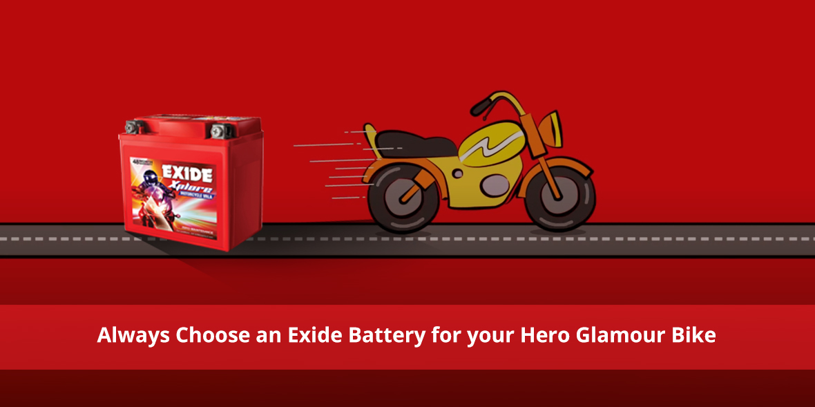 Always Choose an Exide Battery for your Hero Glamo