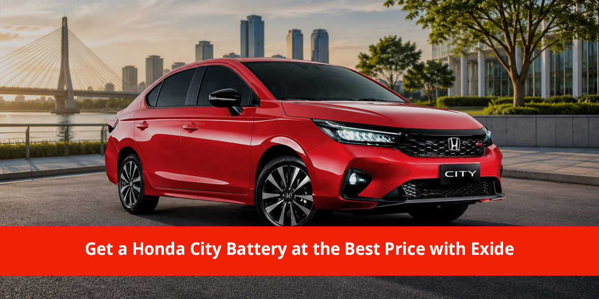 Get a Honda City Battery at the Best Price with Ex