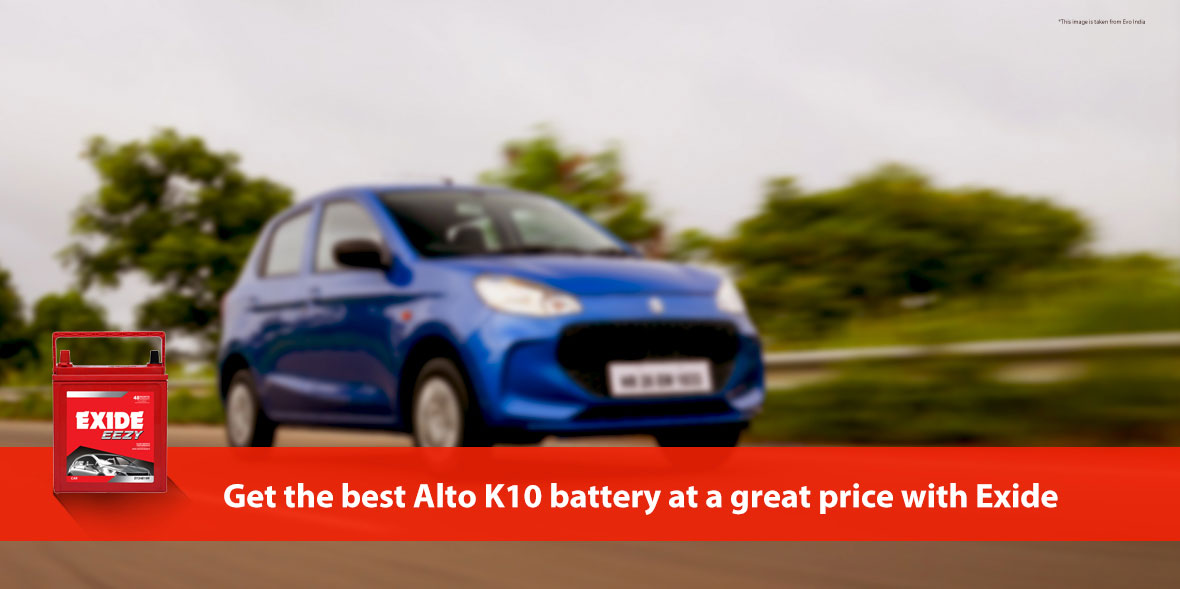 Get the best Alto K10 battery at a great price wit