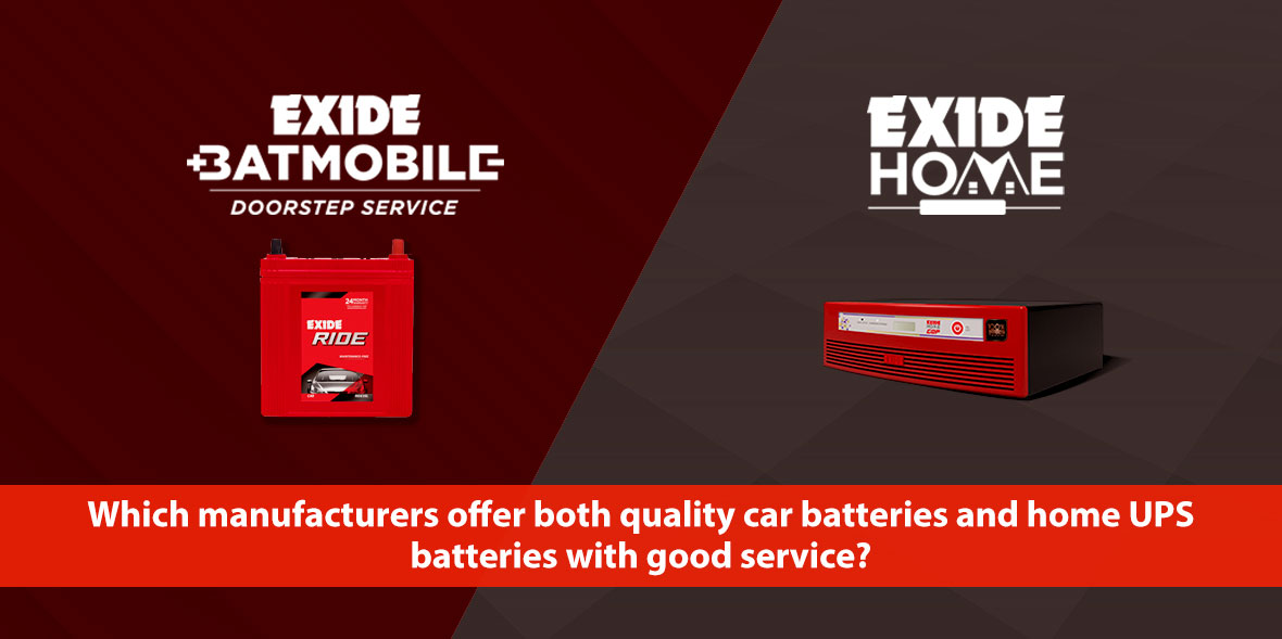 Which manufacturers offer both quality car batteri