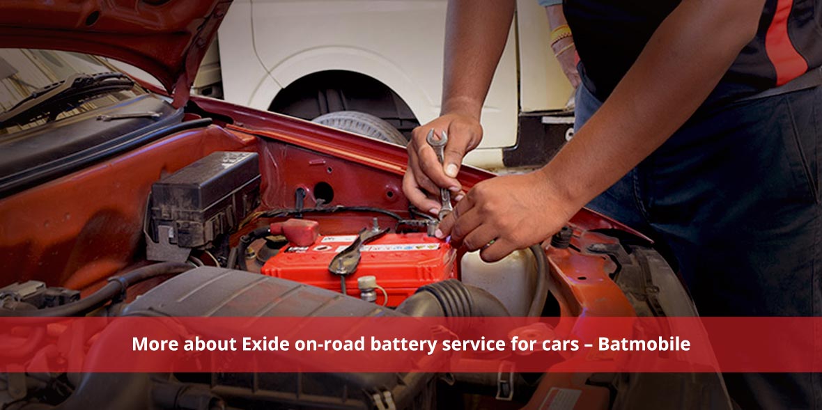 More about Exide on-road battery service for cars 