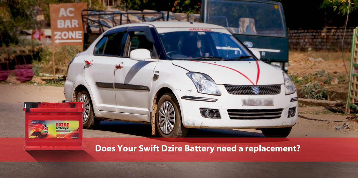 swift dzire tour battery price