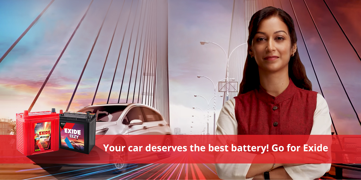 Your car deserves the best battery! Go for Exide