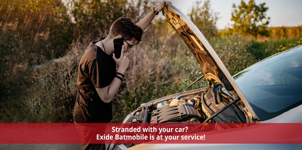 Stranded with your car? Exide Batmobile is at your