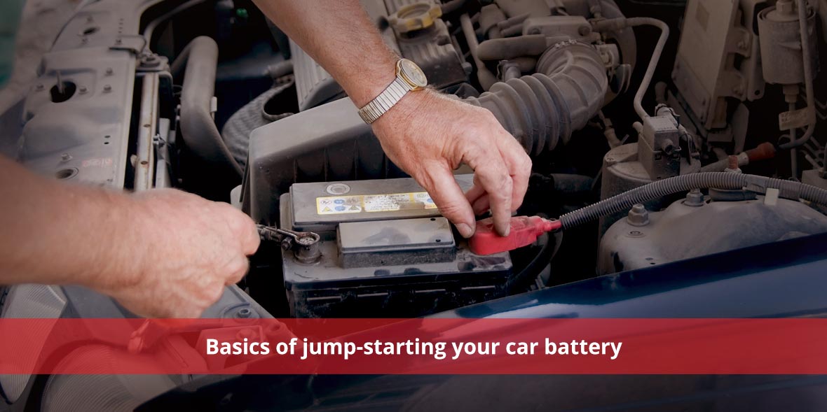 Basics of jump-starting your car battery