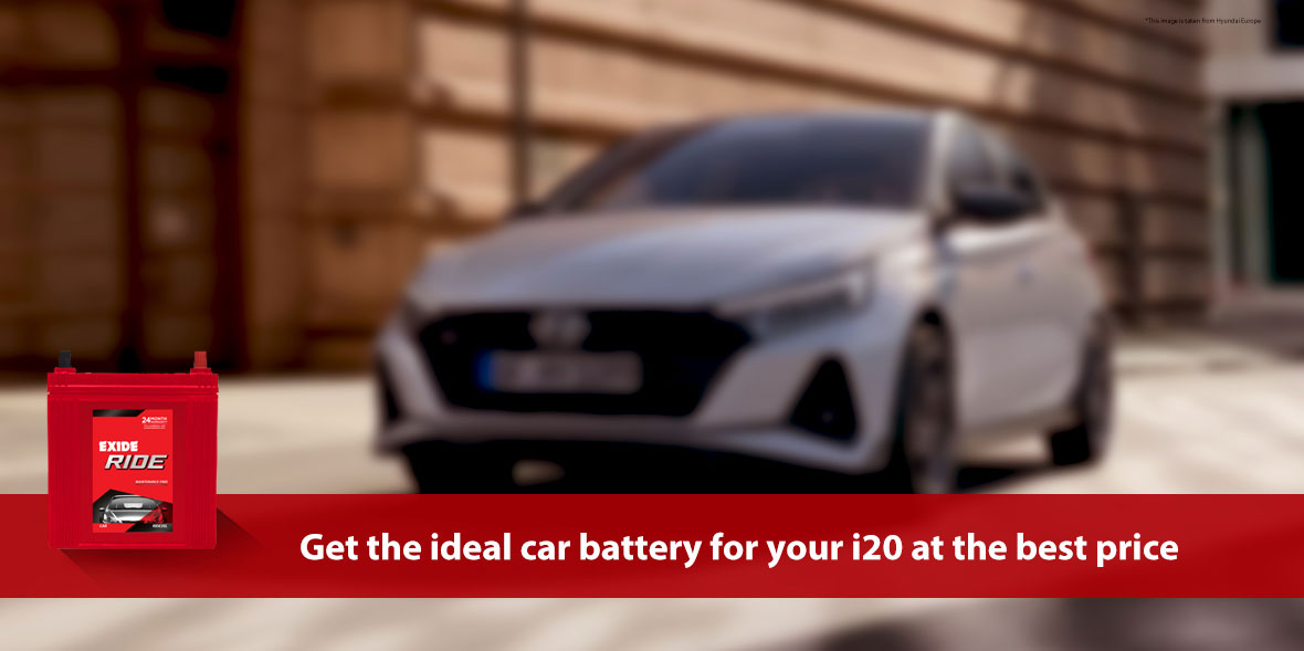 Get the ideal car battery for your i20 at the best