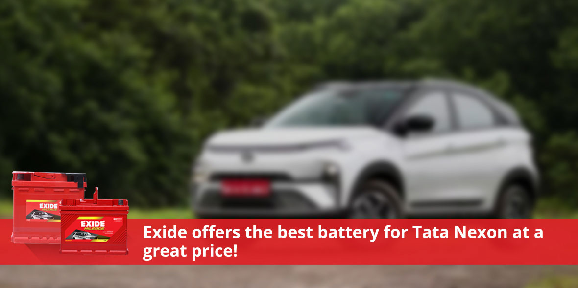 Exide offers the best battery for Tata Nexon at a 