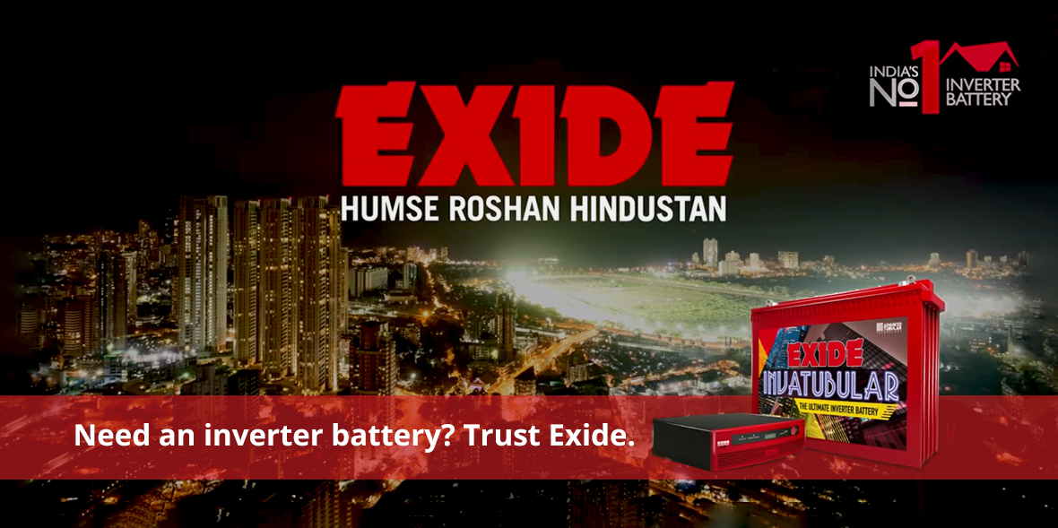 Need an inverter battery? Trust Exide