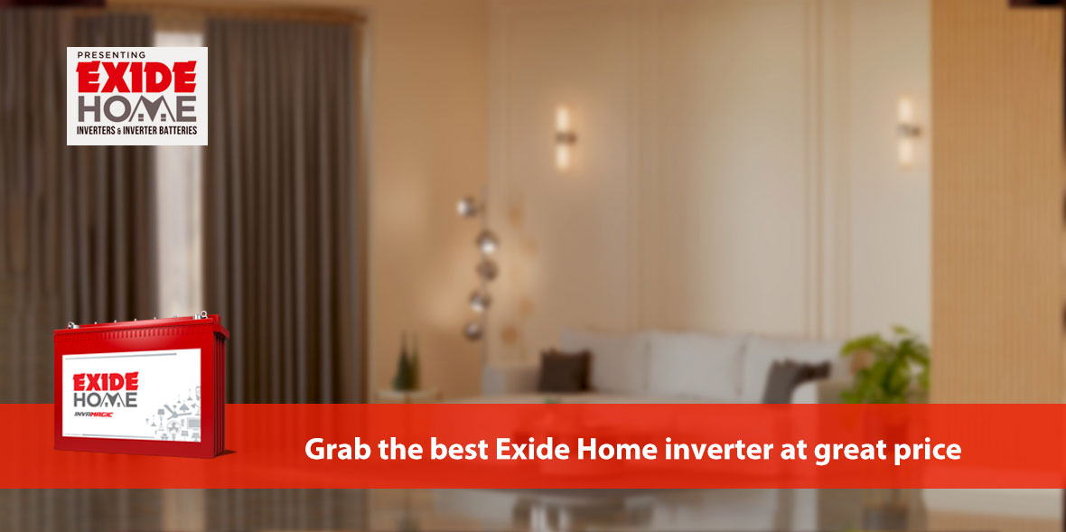 Grab the best Exide Home inverter at great price