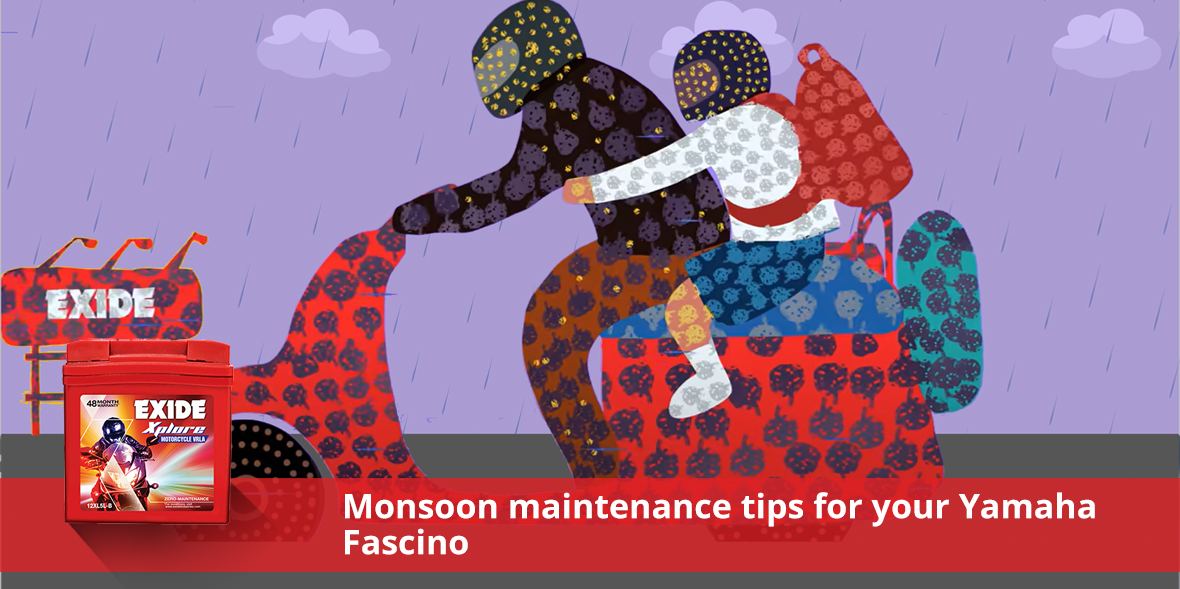 Monsoon maintenance tips for your Yamaha Fascino