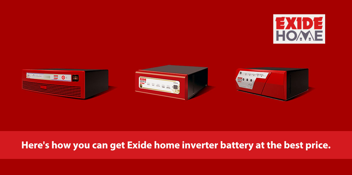 Here's how you can get Exide home inverter battery