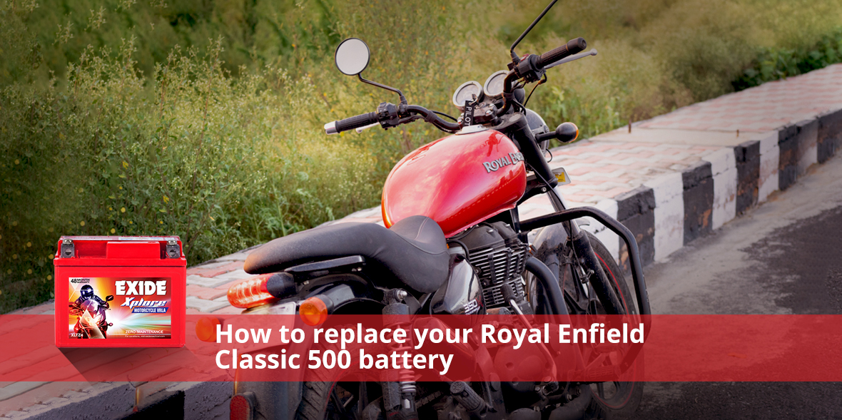 How to replace your Royal Enfield Classic 500 batt