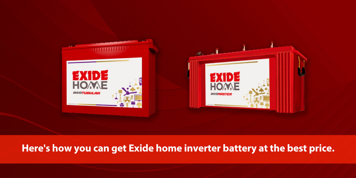 Here's how you can get Exide home inverter battery