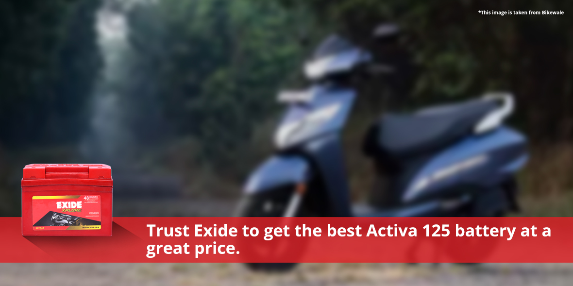 Battery clearance of activa