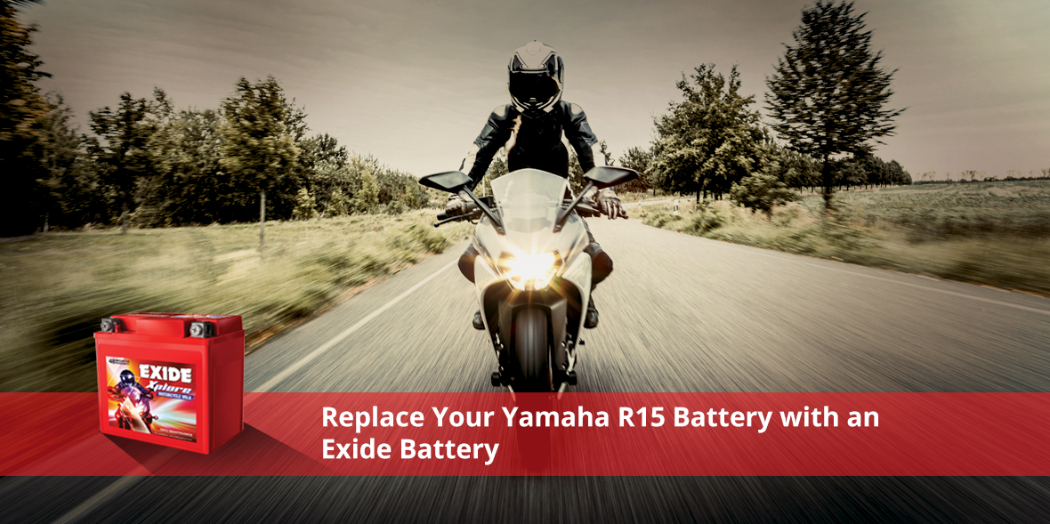 Replace Your Yamaha R15 Battery with an Exide Batt