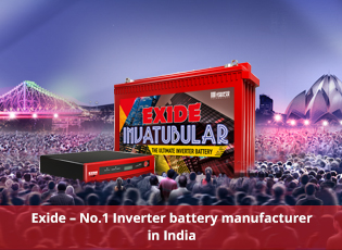 Exide - No.1 Inverter battery manufacturer in Indi