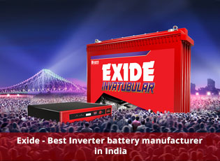 Exide - No.1 Inverter battery manufacturer in Indi