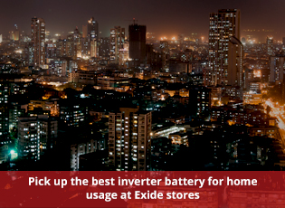 Get the best inverter battery for home usage at Ex