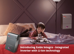 Introducing Exide Integra - Integrated Inverter wi