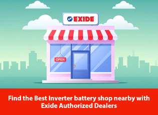 Find the Best Inverter battery shop nearby with Ex