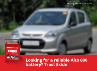 Looking for a reliable Alto 800 battery? Trust Exi