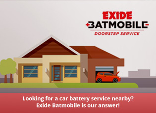 Looking for a car battery service nearby? Exide Ba