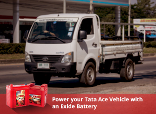Power your Tata Ace Vehicle with an Exide Battery