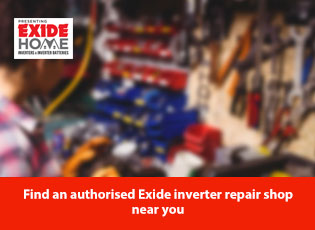 Find an authorised Exide inverter repair shop near