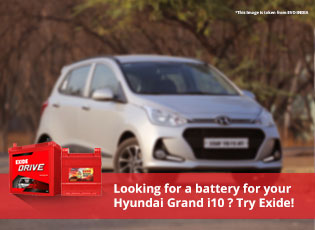 Looking for a battery for your Hyundai Grand i10 ?