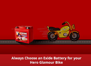 Always Choose an Exide Battery for your Hero Glamo