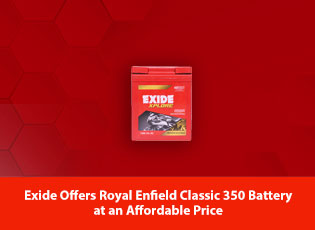 Exide Offers Royal Enfield Classic 350 Battery at 