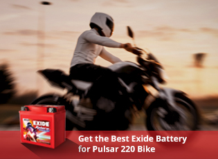 Get the Best Exide Battery for Pulsar 220 Bike