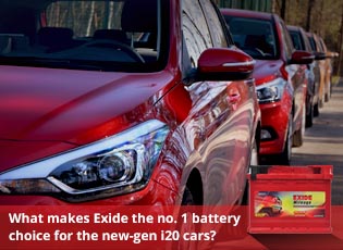 What makes Exide the no. 1 battery choice for the 
