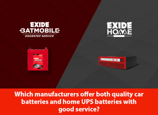 Which manufacturers offer both quality car batteri