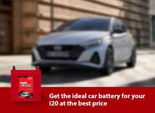 Get the ideal car battery for your i20 at the best