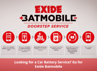 Looking for a Car Battery Service? Go for Exide Ba