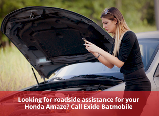 Looking for roadside assistance for your Honda Ama