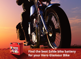 Find the best Exide bike battery for your Hero Gla