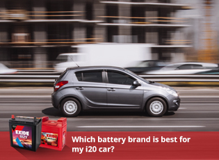 Which battery brand is best for my i20 car?