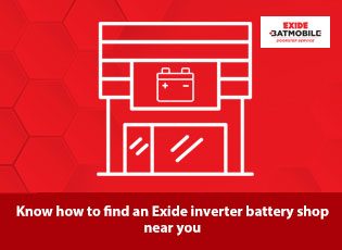 Know how to find an Exide inverter battery shop ne